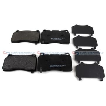 Bromsbeläggssats, Framaxel — Framaxel från Autofrance