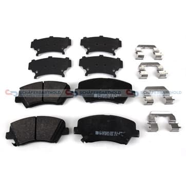 Bromsbeläggssats, Framaxel — Framaxel från Autofrance