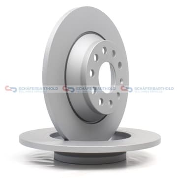 Bromsskiva, Bakaxel — Bakaxel från Autofrance