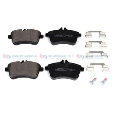 Bromsbeläggssats, Framaxel — Framaxel från Autofrance