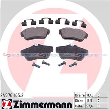 Bromsbeläggssats, Bakaxel — Bakaxel från Autofrance