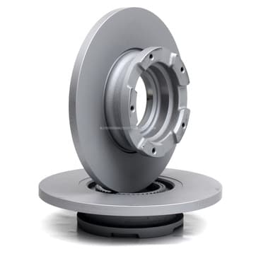 Bromsskiva, Bakaxel — Bakaxel från Autofrance