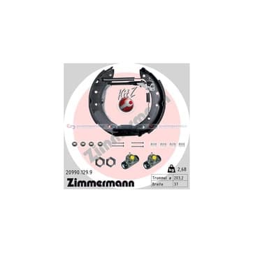 Bromsbandssats från Autofrance