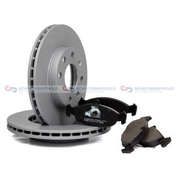 Bromssats, skivbroms, Framaxel, inre — Framaxel, inre från Autofrance