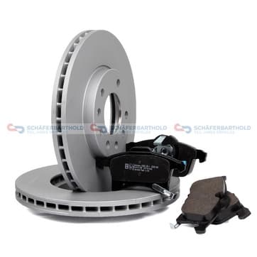 Bromssats, skivbroms, Framaxel, inre — Framaxel, inre från Autofrance