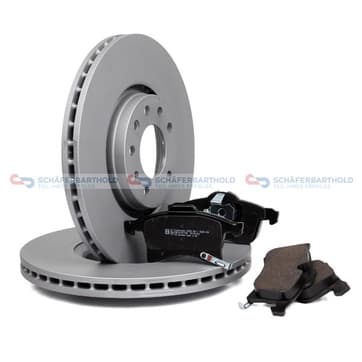 Bromssats, skivbroms, Framaxel, ytter — Framaxel, ytter från Autofrance