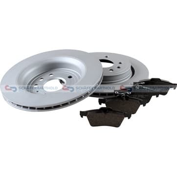 Bromssats, skivbroms, Bakaxel, ytter — Bakaxel, ytter från Autofrance