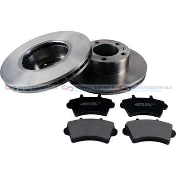 Bromssats, skivbroms, Framaxel, inre — Framaxel, inre från Autofrance