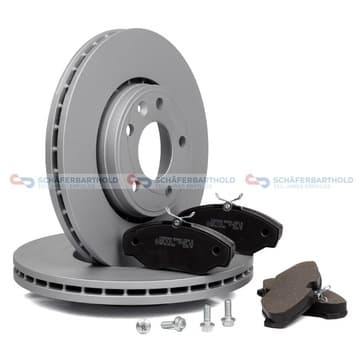 Bromssats, skivbroms, Framaxel — Framaxel från Autofrance