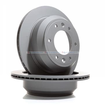 Bromsskiva, Bakaxel — Bakaxel från Autofrance