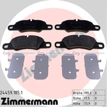 Bromsbeläggssats, Framaxel — Framaxel från Autofrance