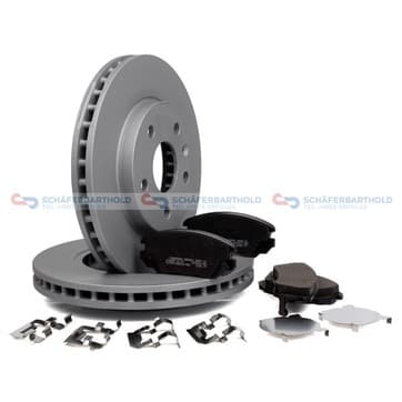 Bromssats, skivbroms, Framaxel — Framaxel från Autofrance