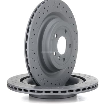 Bromsskiva, Bakaxel — Bakaxel från Autofrance