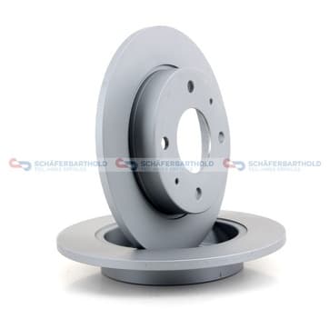 Bromsskiva, Bakaxel — Bakaxel från Autofrance