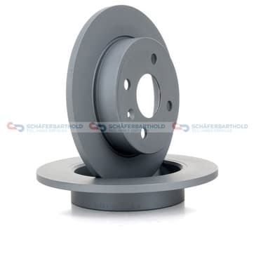 Bromsskiva, Bakaxel — Bakaxel från Autofrance