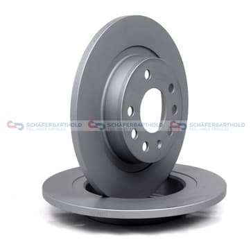 Bromsskiva, Bakaxel — Bakaxel från Autofrance