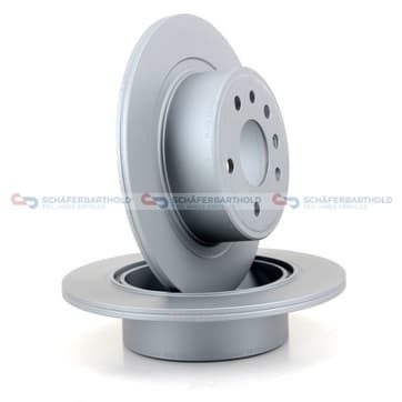 Bromsskiva, Bakaxel — Bakaxel från Autofrance