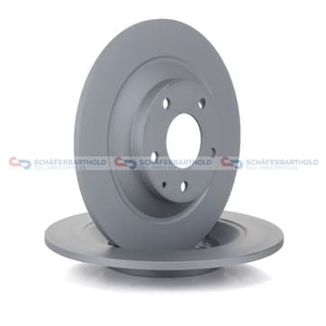 Bromsskiva, Bakaxel — Bakaxel från Autofrance