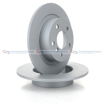 Bromsskiva, Bakaxel — Bakaxel från Autofrance