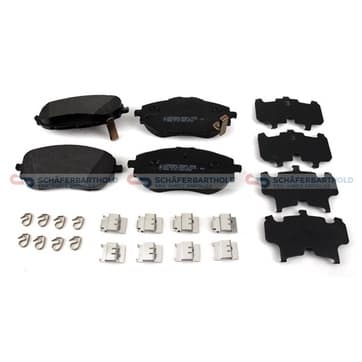 Bromsbeläggssats, Framaxel — Framaxel från Autofrance