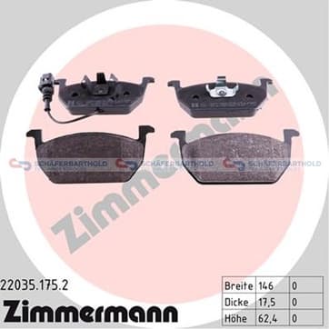 Bromsbeläggssats, Framaxel — Framaxel från Autofrance