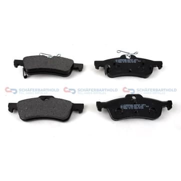 Bromsbeläggssats, Bakaxel — Bakaxel från Autofrance