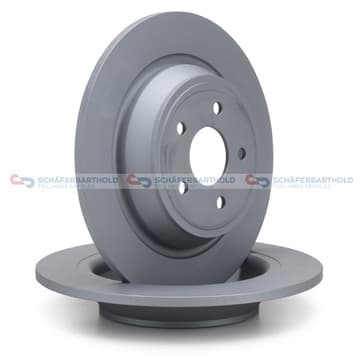 Bromsskiva, Bakaxel — Bakaxel från Autofrance