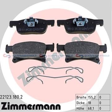 Bromsbeläggssats, Framaxel — Framaxel från Autofrance