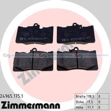 Bromsbeläggssats, Framaxel — Framaxel från Autofrance