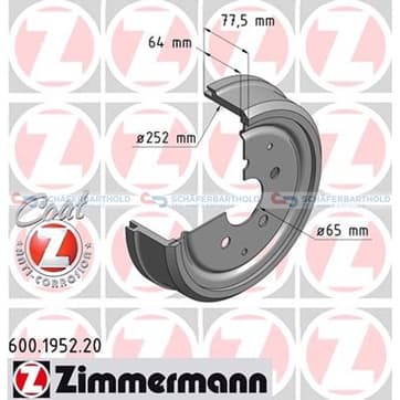 Bromstrumma Ø-286mm från Autofrance