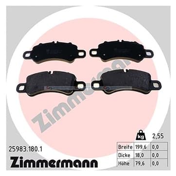 Bromsbeläggssats, Framaxel — Framaxel från Autofrance