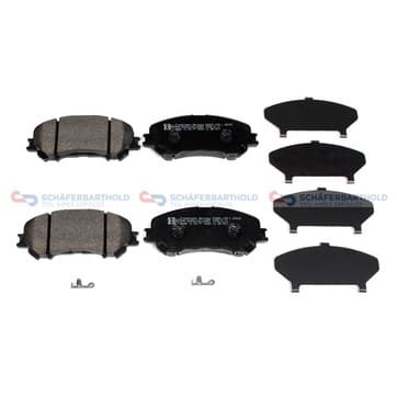 Bromsbeläggssats, Framaxel — Framaxel från Autofrance