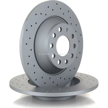 Bromsskiva, Bakaxel — Bakaxel från Autofrance