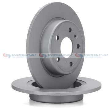 Bromsskiva, Bakaxel — Bakaxel från Autofrance