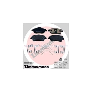 Bromsbeläggssats, Framaxel — Framaxel från Autofrance