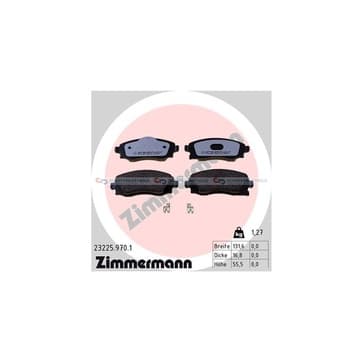 Bromsbeläggssats, Framaxel — Framaxel från Autofrance