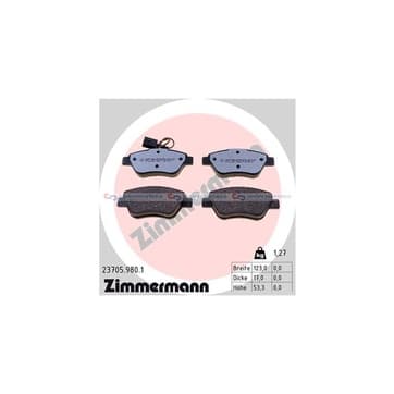 Bromsbeläggssats, Framaxel — Framaxel från Autofrance