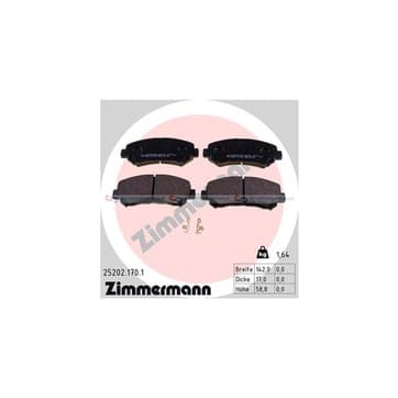 Bromsbeläggssats, Framaxel — Framaxel från Autofrance