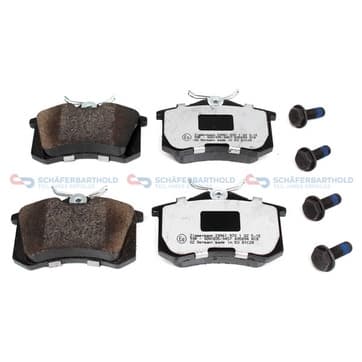 Bromsbeläggssats, Bakaxel — Bakaxel från Autofrance