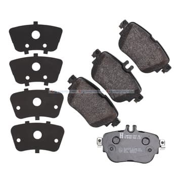 Bromsbeläggssats, Bakaxel — Bakaxel från Autofrance