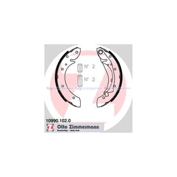 Bromsbandssats från Autofrance