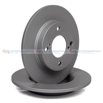 Bromsskiva, Bakaxel — Bakaxel från Autofrance