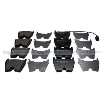 Bromsbeläggssats, Framaxel — Framaxel från Autofrance