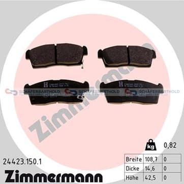 Bromsbeläggssats, Framaxel — Framaxel från Autofrance