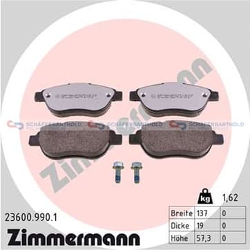 Bromsbeläggssats, Framaxel — Framaxel från Autofrance