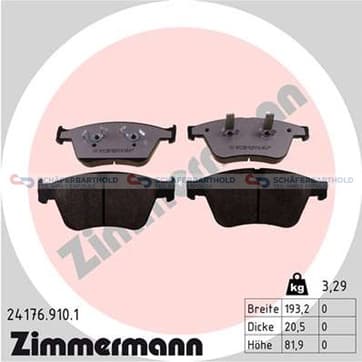 Bromsbeläggssats, Framaxel — Framaxel från Autofrance
