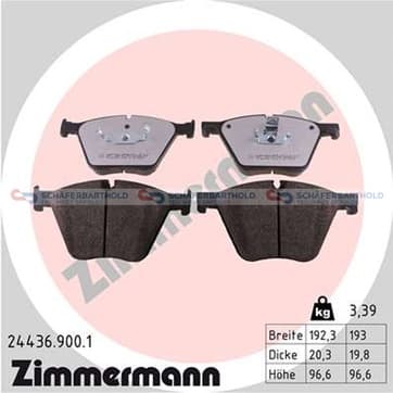 Bromsbeläggssats, Framaxel — Framaxel från Autofrance