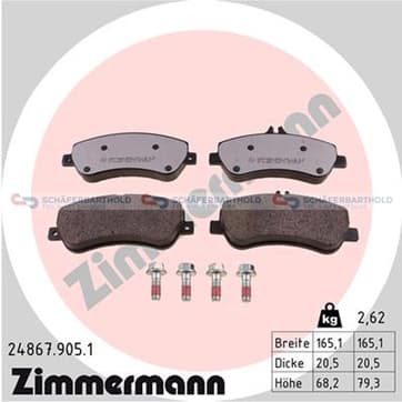 Bromsbeläggssats, Framaxel — Framaxel från Autofrance
