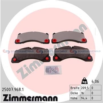 Bromsbeläggssats, Framaxel — Framaxel från Autofrance