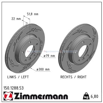 Bromsskiva, Framaxel — Framaxel från Autofrance